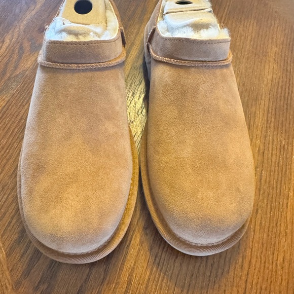 UGG Tan Suede Mules - Picture 2 of 3